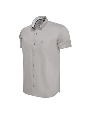 Cappuccino Italia Overhemden Toscana Stretch Grijs