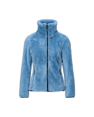 Nordberg evy fleece fleece sweater met rits dames -