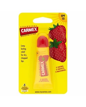 Carmex Strawberry Moisturising Lip Balm SPF15 10G