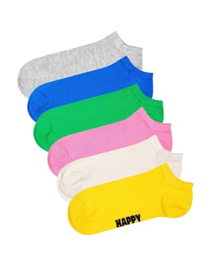 Happy Socks 6-Pack Low Sokken