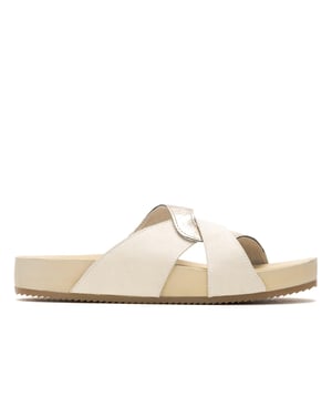 Hush Puppies Mylah Womens Slip On Leather Sandals