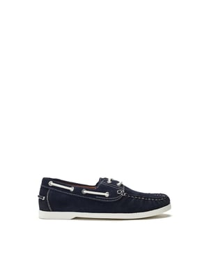 Eleesa Navy Boat Shoes
