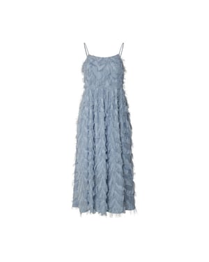 Selected Femme slfmyline regular midi strap dress 16100869 dusty