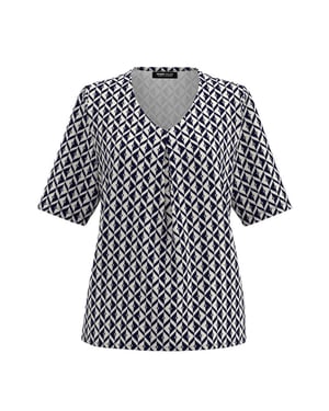 Frank Walder Blouse korte mouw nos716430