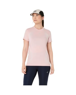 Asics Road seamless ss top hardloop t-shirt korte mouw zomer dames -