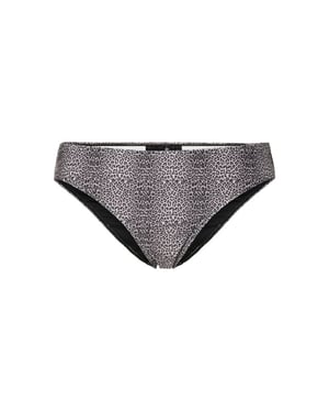 Pieces Dames bikini slip pcbaomi zwart/luipaard print