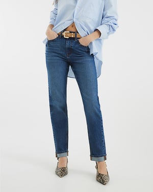 River Island Womens Mom Jeans Blue Denim Sculpt