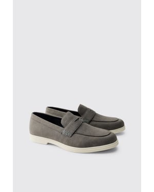 Casual Faux Suede Penny Loafer