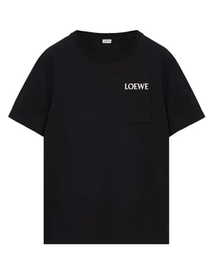 Embroidered Logo T-shirt in Black
