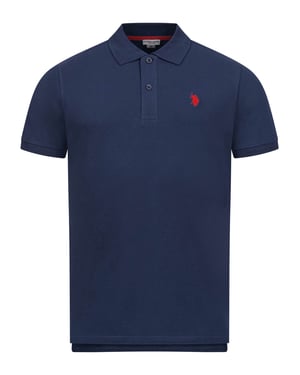 U.S. Polo Assn. heren basic poloshirt met korte mouwen en stretch