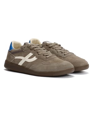 Pompeii Elan Sala Suède Heren Grijze Sneakers