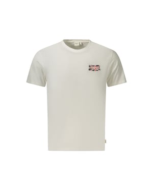 Pepe Jeans Bianco Katoenen Heren T-shirt
