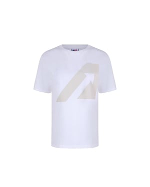 Autry Witte Katoenen T-Shirt