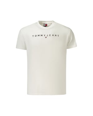 Tommy Hilfiger Witte Katoenen Heren T-Shirt