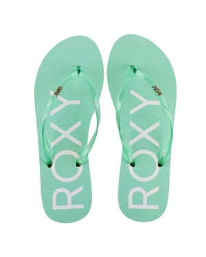 Roxy Viva Jelly Womens Mint Flip-Flops