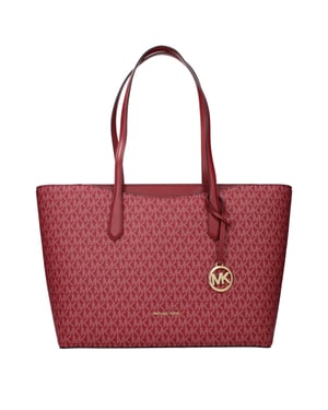 Michael Kors Röd Tyg Axelväska