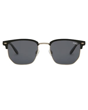 Sinner Dusk shiny black-sintec smoke zonnebril heren -