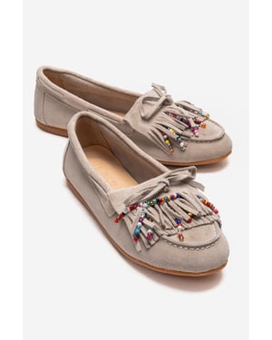 Evelyn Leren Loafer