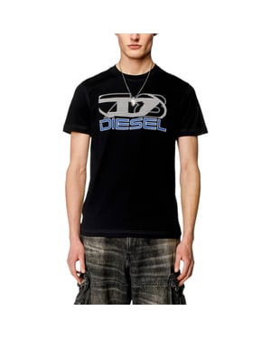 Diesel Mens T Shirts Diegor Logo Print Crew Neck Summer Cotton Tee