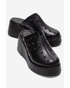 Nives Läder Kilklack Sandal