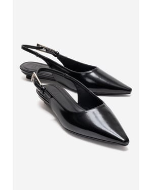 Jenna Slingback Pump med Spetsig Tå