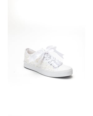 Marvelle Parel Kant Bruids Sneaker