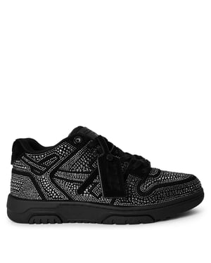 Men's Off White Outofoffice Low Top Trainers in Black/Black