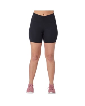 Skechers Goflex Slim 6' Fietsshort Polyester Dames Zwarte Activewear Shorts