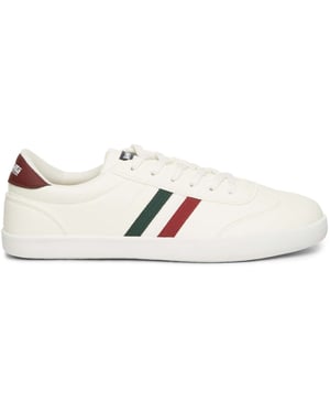 Herr Lambretta Vulkan Snörskor Låg Top Court Sneakers i Vitt