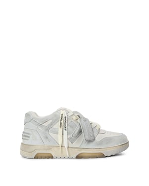 Women's Off White Outofoffice Vin Low Top Trainers in White/White