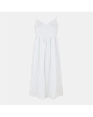 Women's Vero Moda Vera Spaghetti Strap Midi Dress in Snow White