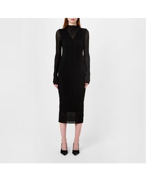 Women's Boss Mesh Dress in Black 001