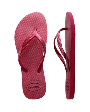 Women's Havaianas Hav. Fantasia Gloss Pink Paradise 4 Flip Flops in Pink