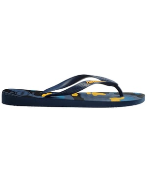 Women's Havaianas Hav. Top Camu Indigo Blue 39 40 Flip Flops in Indigo Blue