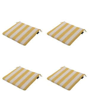 Madison zitkussen amora - 40x40x4,5cm set van 4