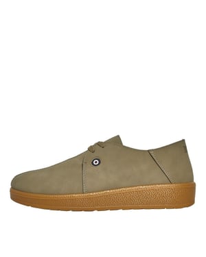 Men's Lambretta Perez Platform Low Top Sneakers in Sand