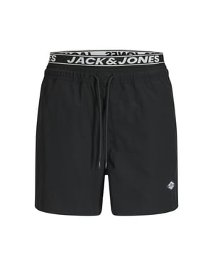 Jack & Jones Heren zwemshort jpstmaui surf dubbele waistband effen