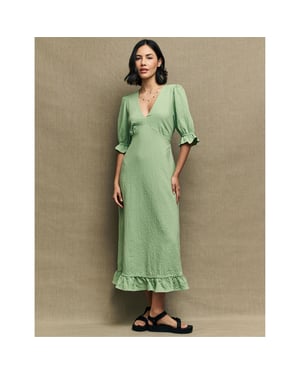 Women's Nobodys Child Delilah Mid Dress in Sage