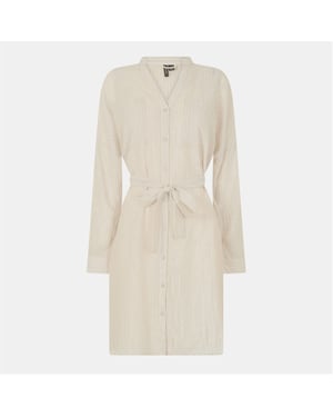 Women's Vero Moda Ines Shirt Drss in Silver Lining