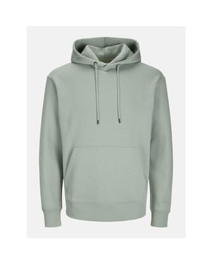 Men's Jack and Jones Basic Hoodie in Iceberg Green