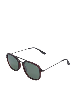 Accessories Prive Revaux R The Dale Double Bridge Rectangle Sunglasses in Brown