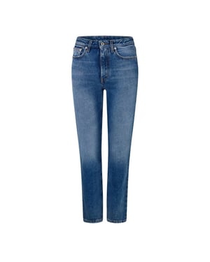 Kvinnors Heron Preston Femficksdesign Slim Jeans i Vintage Blå