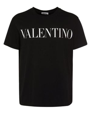Logo Print T-shirt in Black