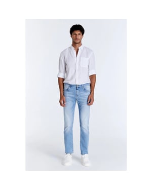 Cup of Joe Lance heren straight-fit jeans light blue