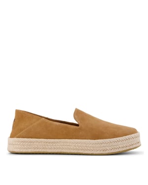 Toms Carolina medium brown instappers slip ons dames