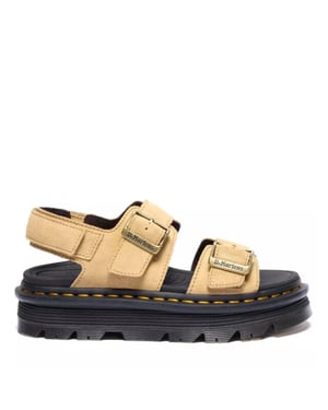 Dr. Martens Dr. martens zebzag sandal savannah tan plateau sandalen dames