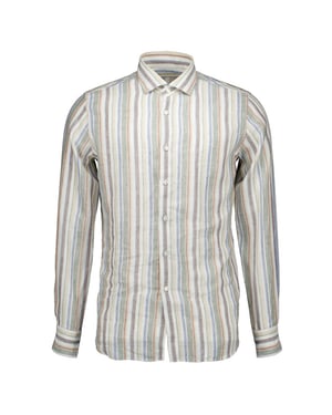 Xacus Washed shirt lange mouw overhemden 748ml/21214