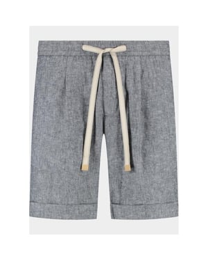Born with Appetite Korte broek heren linn linen short bwa26109li04/4001