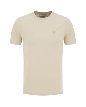 Lyle and Scott Super fine t-shirt zand