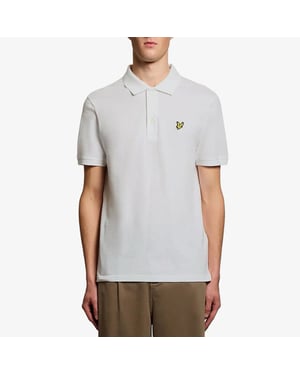 Lyle and Scott Popcorn jaquaerd polo shirt -